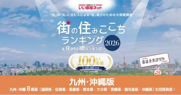 いい部屋ネット　街の住みここち＆住みたい街ランキング2026＜沖縄県版＞