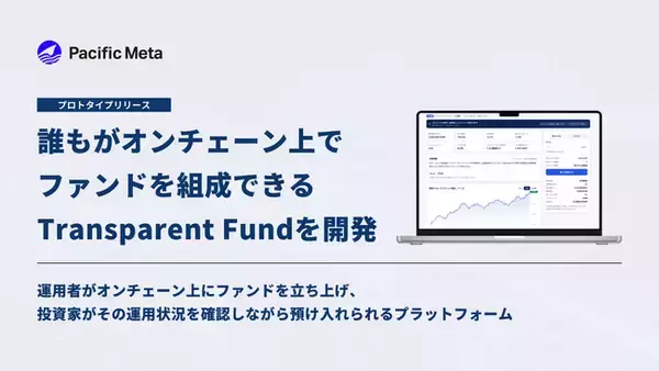 誰もがオンチェーン上でファンドを組成できるプラットフォーム「Transparent Fund」のプロトタイプを開発