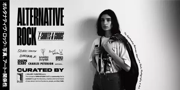 「SONIC YOUTH・Dinosaur Jr.などのオルタナティヴ・ロックを牽引したバンドとそこに関係する重要な写真家やアーティスト、レーベルを選定し創作した特別なTシャツなど発売〈4月3日(金)〉」の画像