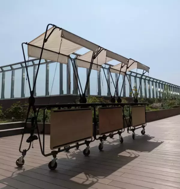 広島駅ビル　minamoa（ミナモア）にてマルシェ用什器ORIICHIを採用