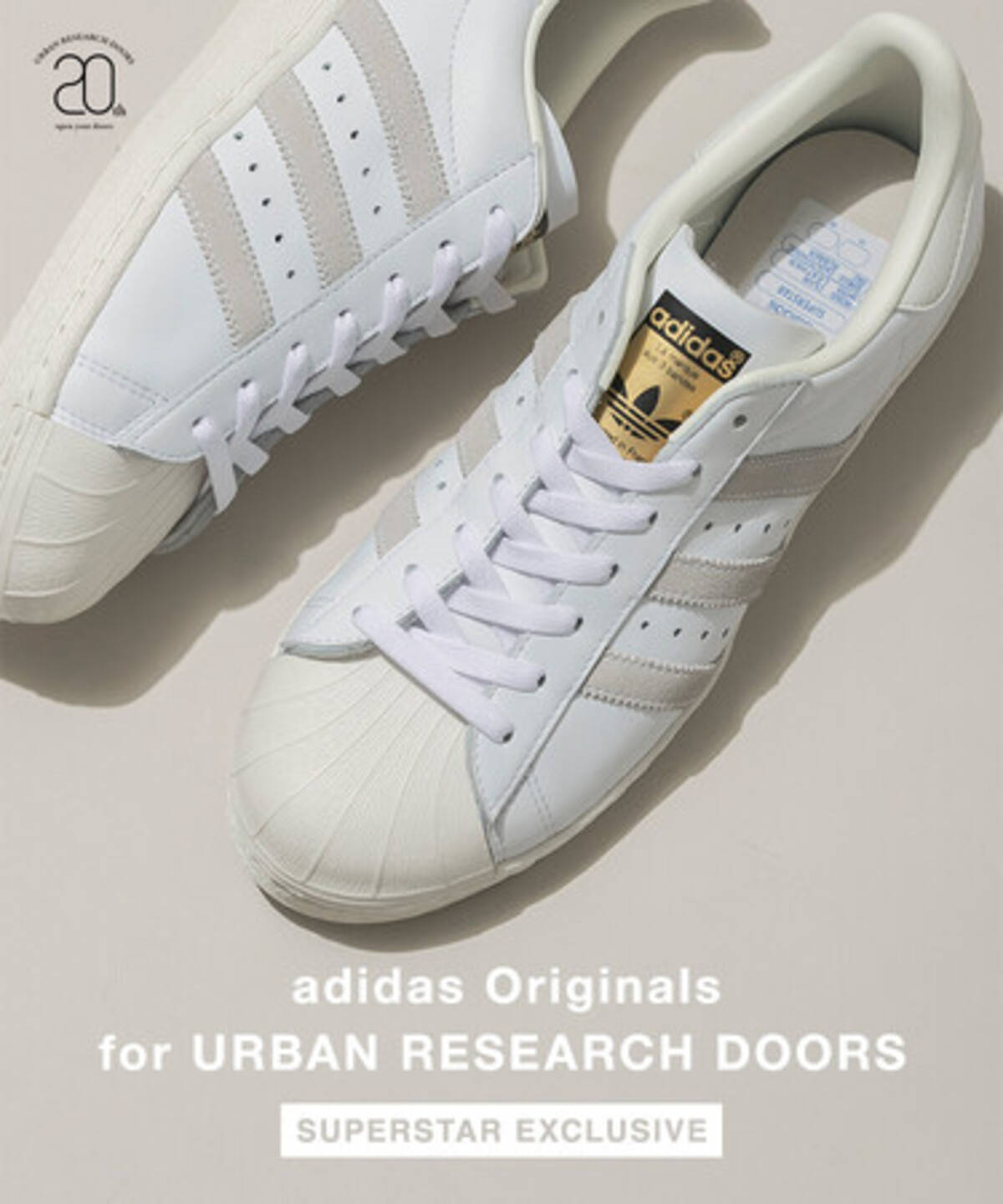 アーバンリサーチ ドアーズ20周年を記念したコラボアイテム【adidas 