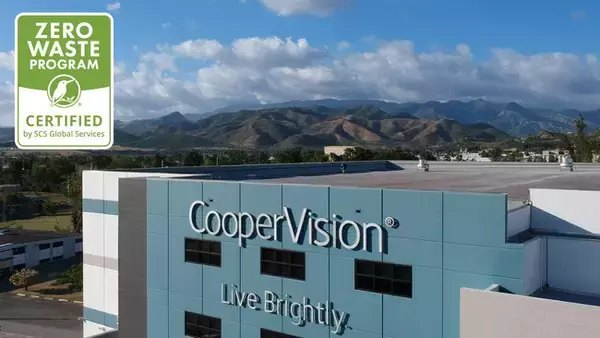 クーパービジョン、世界6つの製造および流通施設でゼロ・ウェイスト認証を取得
