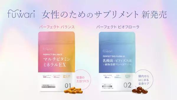 女性の声と医師の知見に基づき開発したインナーケアの答え―日本美容内科学会理事長・青木晃医師と共同開発したサプリメント2種を発売