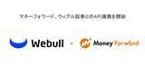 「ウィブル証券、「マネーフォワード ME」との口座連携を開始！」の画像1