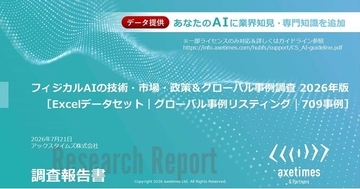 フィジカルAI開発、米国・欧州・日本・中国等の709事例を調査