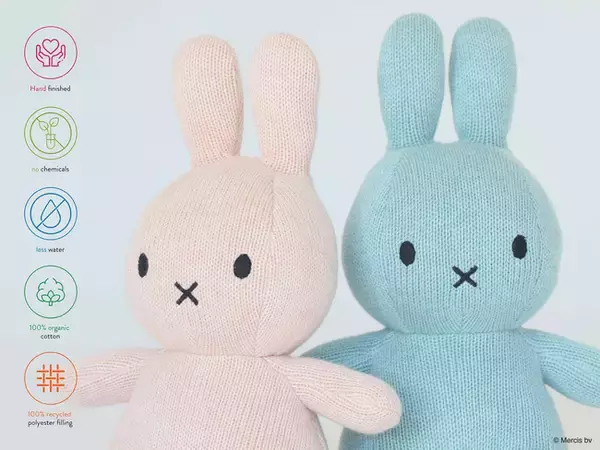 「オーガニックコットンを使用した地球の未来に優しいミッフィー『Organic Cotton Collection』から2022 SS新色が登場！」の画像