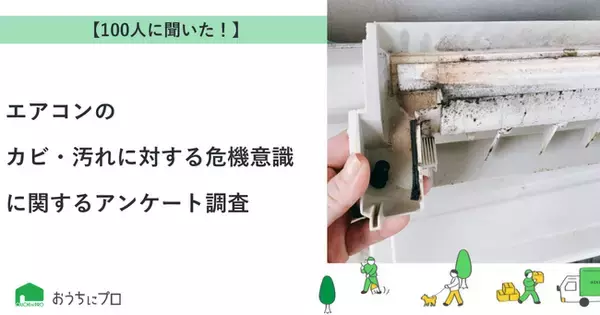 【おうちにプロ】エアコンのカビ・汚れに対する危機意識に関するアンケート調査