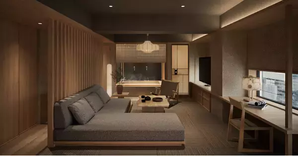「ONSEN RYOKAN 由縁 新宿」に箱根の温泉付きスイートルームが誕生、本日予約受付開始