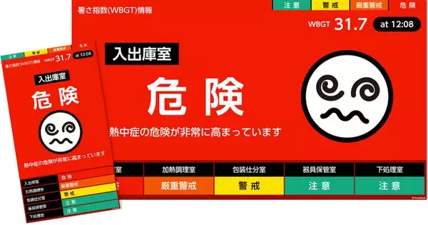 さまざまな環境下での暑熱対策に！サイネージコンテンツ「熱中対策情報」を提供開始