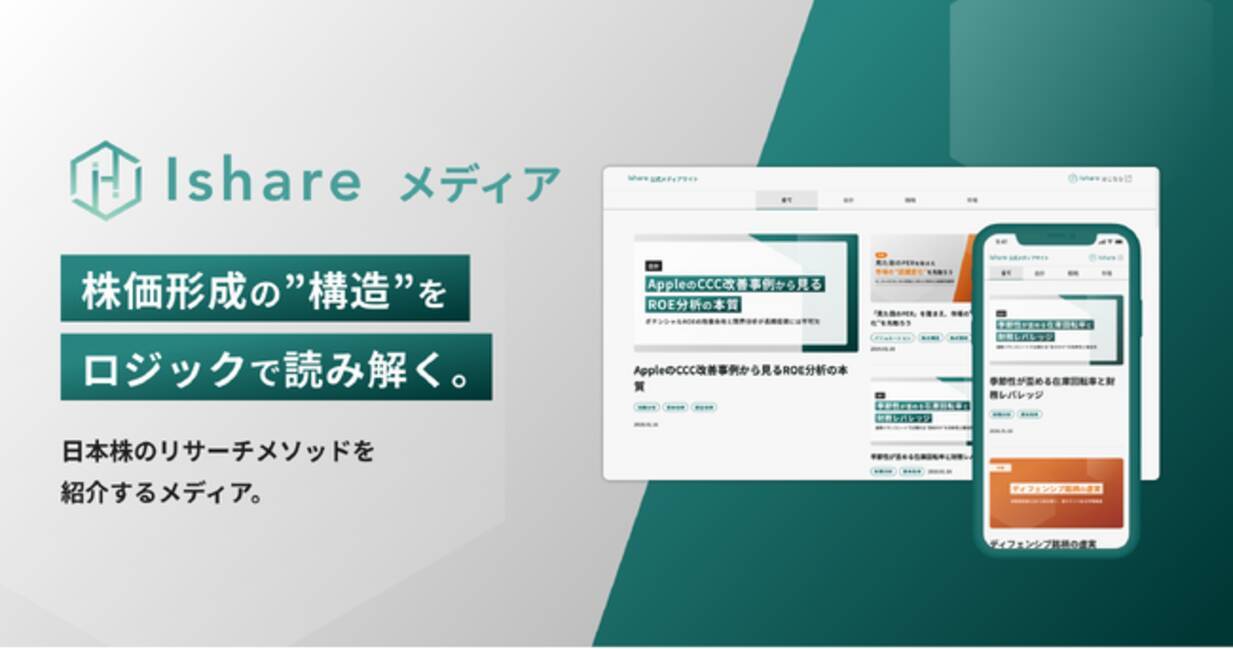 株価形成の「構造」をロジックで読み解く。「Ishare 公式メディア」ローンチ - エキサイトニュース