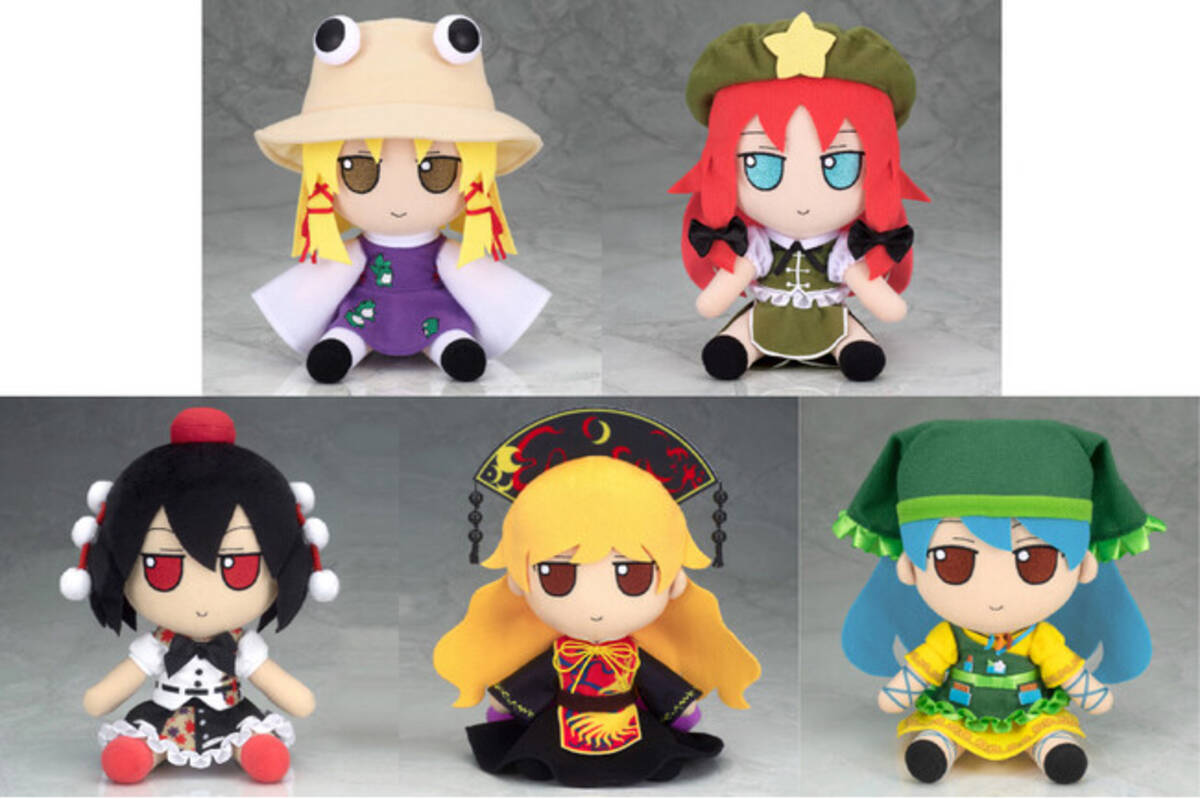東方Project』のふもふもぬいぐるみシリーズに「すわこ」など4種が再 