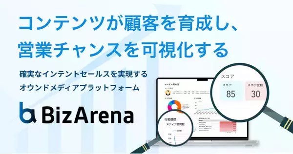 インテントデータでピンポイント営業を実現、B2B企業向けオウンドメディアプラットフォーム「BizArena（ビザリナ）」を正式リリース
