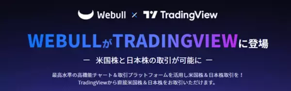 ウィブル証券、TradingViewとの連携を発表