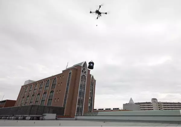 ロジクトロン／近畿大学で医療資材輸送ドローン実証を実施