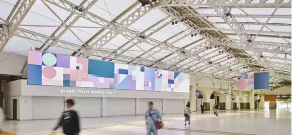 JR上野駅にJR東日本最大級のデジタルサイネージ「UENO CANVAS」誕生！