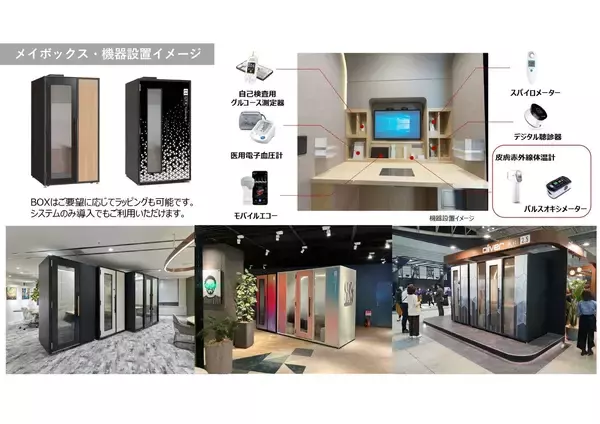 「株式会社メイボックス。地域・職域へ向けた" 新しい医療のカタチ "遠隔診療ボックスを展開」の画像