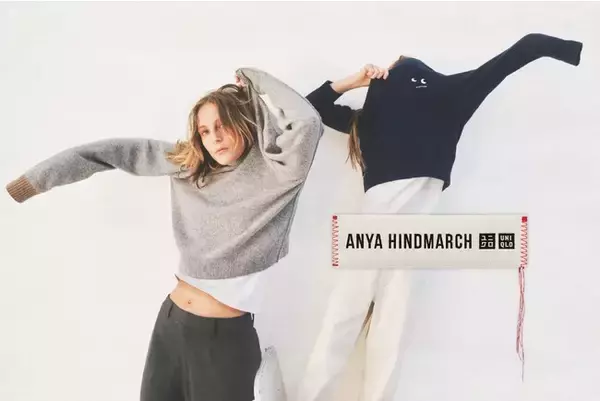 アイコニックな目のモチーフがエッセンシャルアイテムを遊び心とともに彩るホリデーコレクション　初のコラボレーション「UNIQLO x ANYA HINDMARCH」