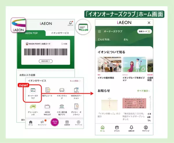 「イオンオーナーズクラブ」スタート
