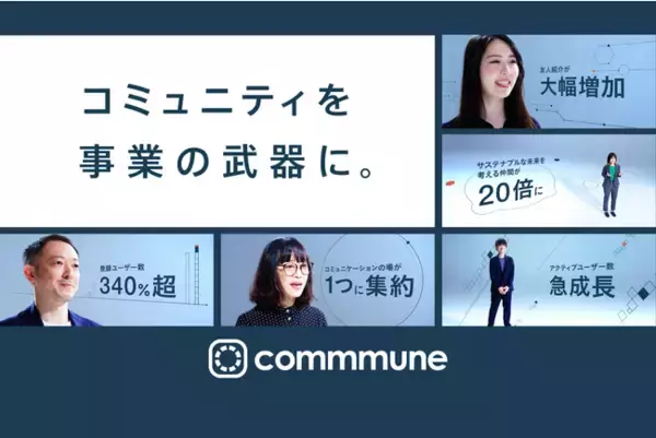 コミューン、コミュニティづくりに共に取り組むお客様が出演するタクシー・エレベーター広告の第一弾配信を開始