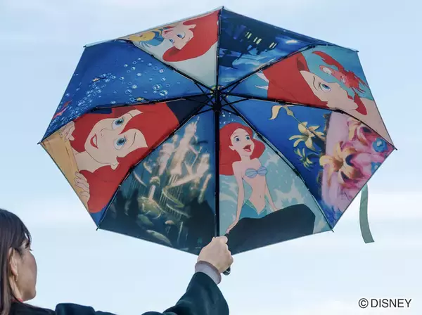 【ディズニー、ピクサー】傘を開けば、映画の世界観広がる。「晴雨兼用両面印刷折りたたみ傘」全7種、銀座三越「Disney THE MARKET 2026 in 銀座三越」にて2月25日より先行販売開始