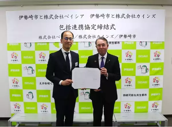 カインズが伊勢崎市と「包括連携協定」を締結
