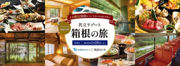 【共立リゾート】×【小田急電鉄】1日限定！『貸切ロマンスカー・ＶＳＥで行く、共立リゾート箱根の旅』の販売開始！