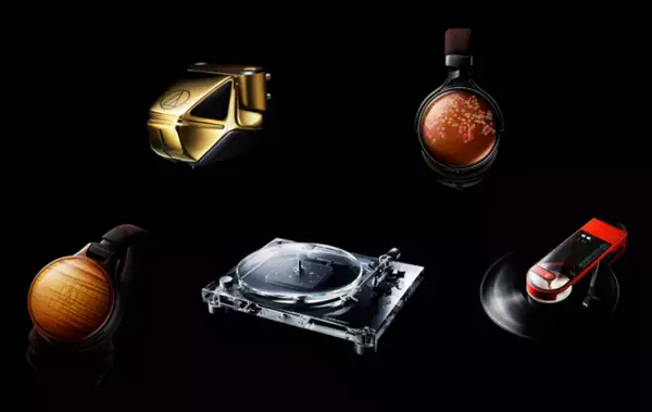 創業60周年記念モデルとして、新たにワイヤレスヘッドホン、ターンテーブル、サウンドバーガーを発表