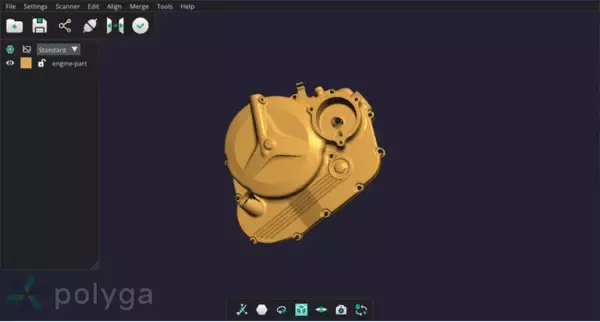 小物向けコンパクト3DスキャナPolygaシリーズのスキャンソフトウェア「PointKit Scan」がアップデート！