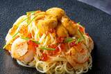「贅の極み！食通を虜にする衝撃のパスタ！『プレミアムウニスパ！』が「北海道イタリアン ミア・ボッカ」他で夏期限定発売！北海道産塩水ウニ・北海道産ホタテ、いくらの超贅沢冷製スパゲティを楽しんで！」の画像1