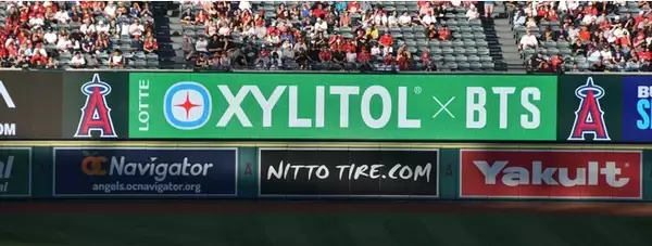 「キシリトール」がメジャーリーグベースボール「ロサンゼルス・エンゼルス」とパートナーシップ契約を締結し、ホームスタジアムでの広告掲出もスタートいたしました。