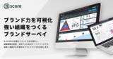 「企業のブランド力を可視化するブランドサーベイ「B-SCORE」β版をリリース。」の画像1