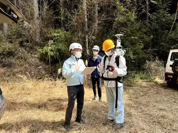 「可搬ライダーを使用して400平方メートル のプロット調査を30分で完了。次世代に向けた森林調査法を開発」の画像