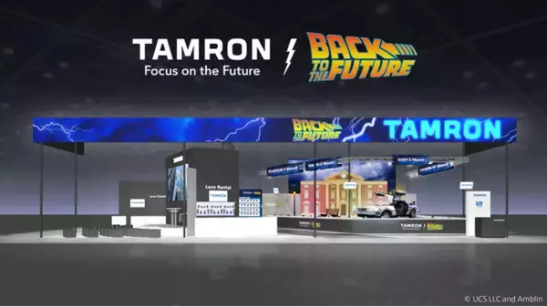 タムロン CP+2026において映画『バック・トゥ・ザ・フューチャー』とのコラボレーションブースを展開