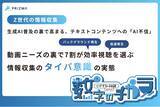 「【Z世代の情報収集】生成AI普及の裏で高まる企業のテキストコンテンツへの“AI不信”。動画ニーズの裏で7割が効率視聴を選ぶ情報収集の「タイパ意識」の実態」の画像1