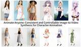 「画像キャラクターを動かせるAnimate Anyoneの技術を、AIタレントエージェンシーに組み込みます」の画像1