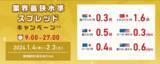 「業界最狭水準スプレッドキャンペーン※3を開始！」の画像1