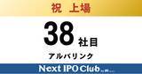 「【IPO達成！38社目】Next IPO Clubから38社目の新規上場企業が誕生しました！【アルバリンク】」の画像1