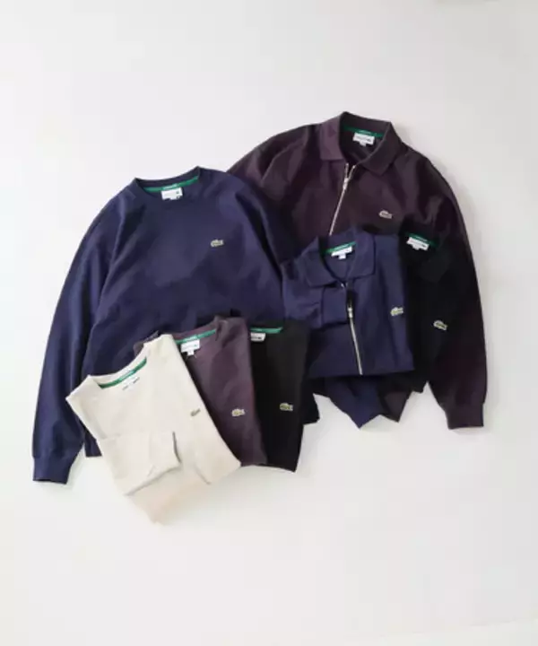 LACOSTE｜JOURNAL STANDARD relume　ミラノリブ素材を使用した別注新作2型が9月下旬リリース
