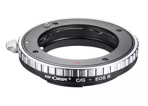 K&F Concept、コンタックスGレンズをキヤノンEOS Rシリーズに装着するマウントアダプター「 KF-CGRF」発売
