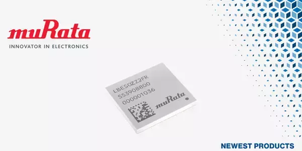 マウザー、村田製作所のType 2FRホストレス トライラジオモジュールの取り扱いを開始