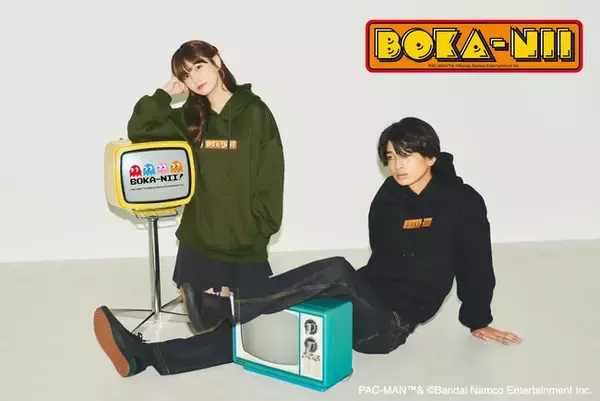 クリエイター“かす”のアパレルブランド『Boka nii』（ボカニー）『Boka nii×PAC-MAN コラボコレクション』を発表　12月22日（木）12:00より公式サイトにて発売