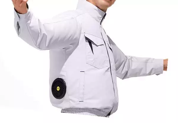 粉じん防爆（Ex tc IIIC T135℃ Dc）ゾーン22対応〈業界初〉ガス防爆（Ex nR IIC T4 Gc）ゾーン2対応 電動ファン付き作業服「クールファンEP-LIGHT」2026年4月末発売