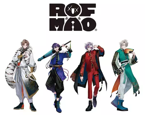 にじさんじ」所属VTuberユニット・ROF-MAOより、四神をモチーフにした 