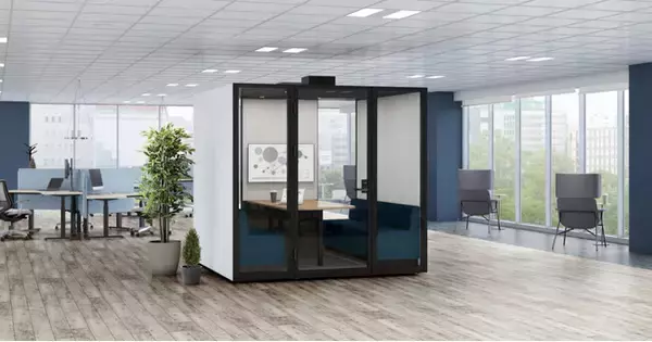 床面積を6平方メートル まで拡張したワイドサイズの可動式ブース「WORKPOD FLEX WIDE」を新発売