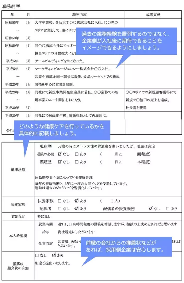 「伝えたいのは、昔の学歴よりも現在の能力。シニアライフデザイン協会が開発した「シニアが書類選考を通過するための履歴書」とは」の画像