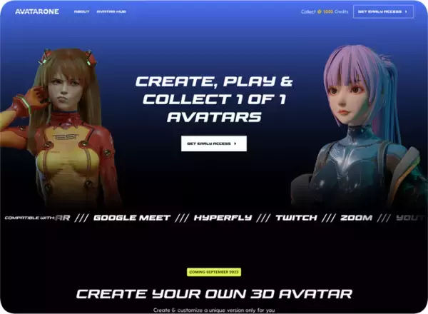 次世代の3Dアバター作成プラットフォーム「Avatar.One」の登場で、デジタル自己表現が新次元へ