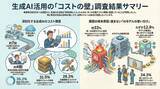 「【550名調査】生成AIコスト、約4割が「費用対効果の説明困難」と回答」の画像1