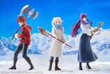 「TVアニメ『葬送のフリーレン』より、「フリーレン」「シュタルク」「フェルン」が『OSHI WORKS』で立体化。あみあみにて、それぞれ予約受付中。」の画像1