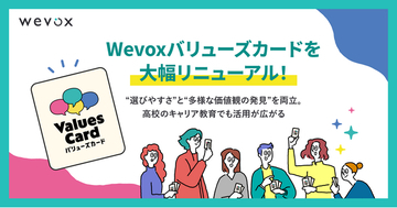 Wevoxバリューズカードをリニューアル