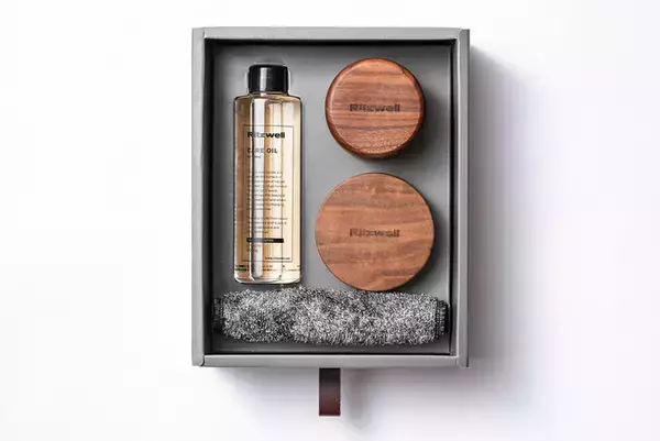 「＜Ritzwell＞ オリジナル オイルメンテナンスキット「WOOD CARE KIT」発売」の画像